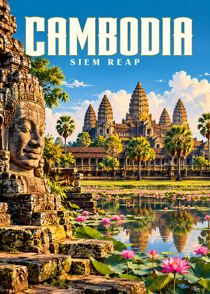 Angkor Wat Temple in Cambodia