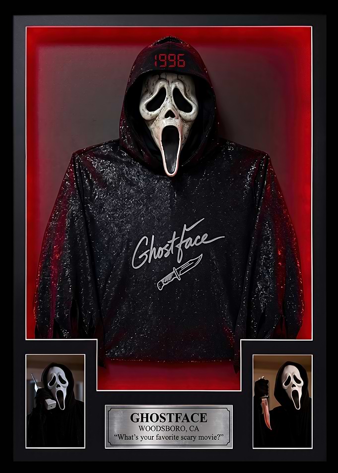 Ghostface Scream Framed Collectible Display