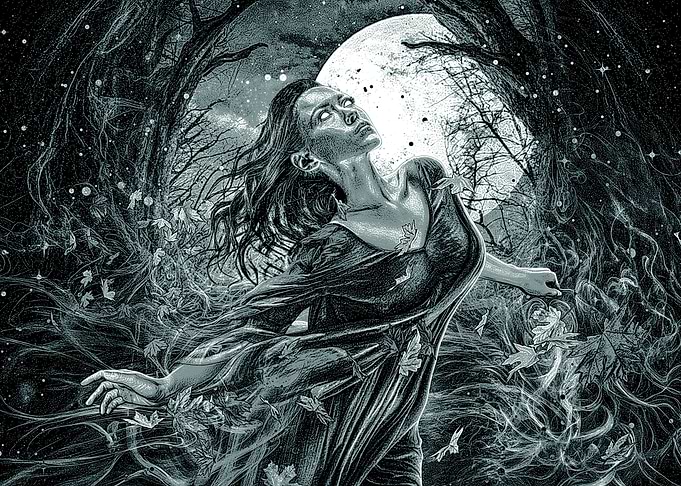Girl in a Forest