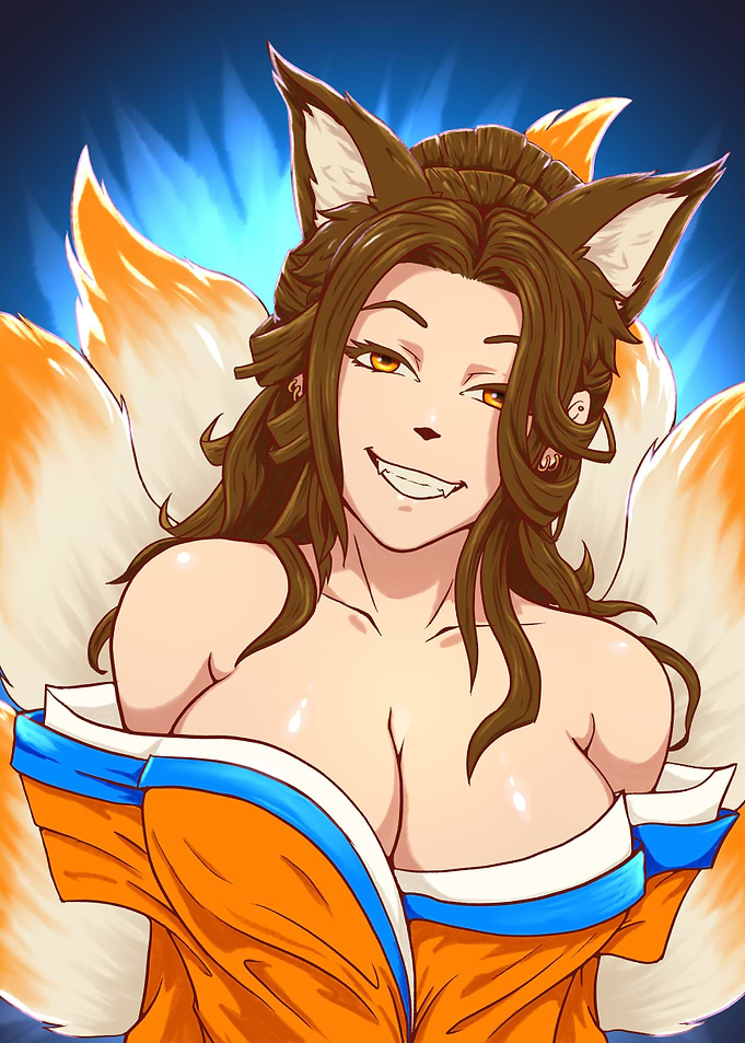 Kitsune in human form