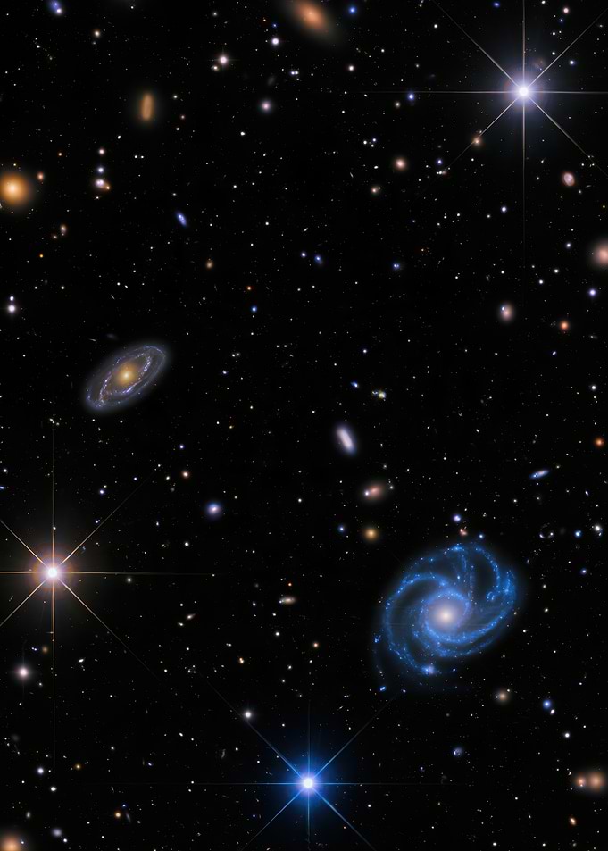 Deep Space Galaxy Field