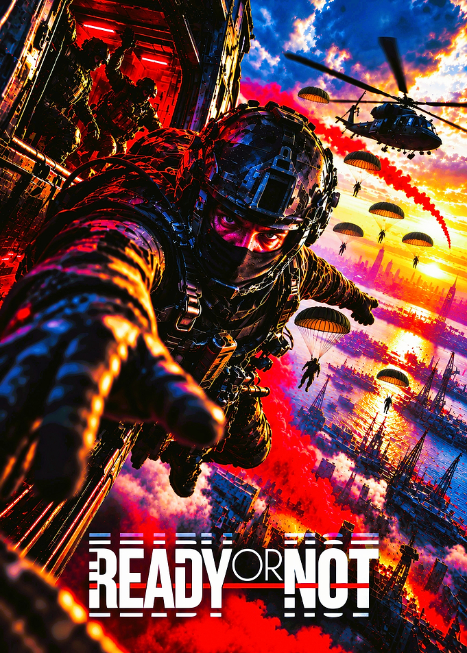 Ready or Not Military Action Poster