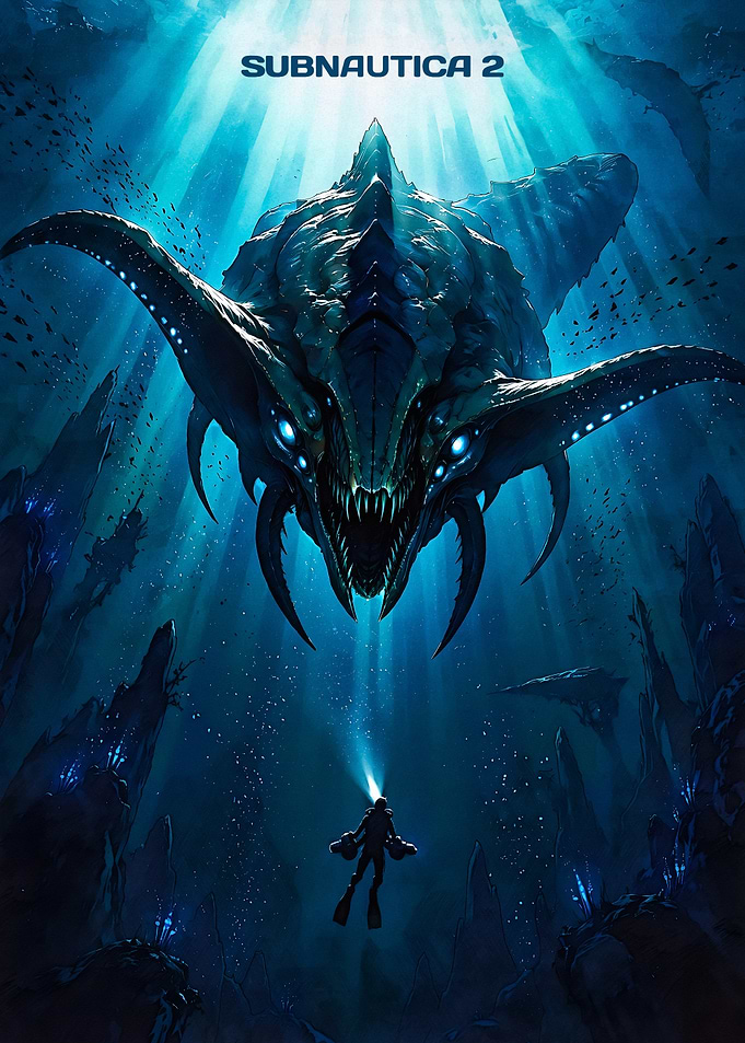 Subnautica 2 Underwater Creature Poster