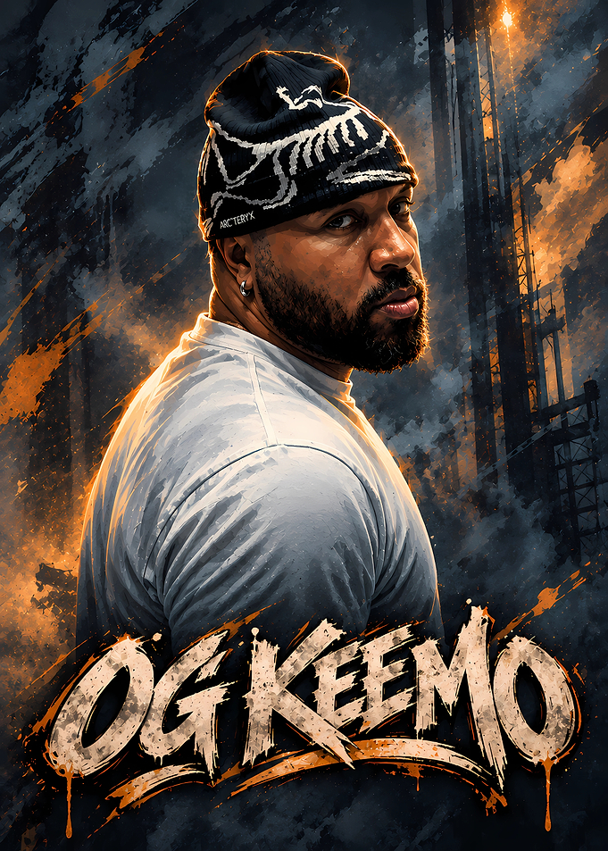 OG Keemo Portrait Poster