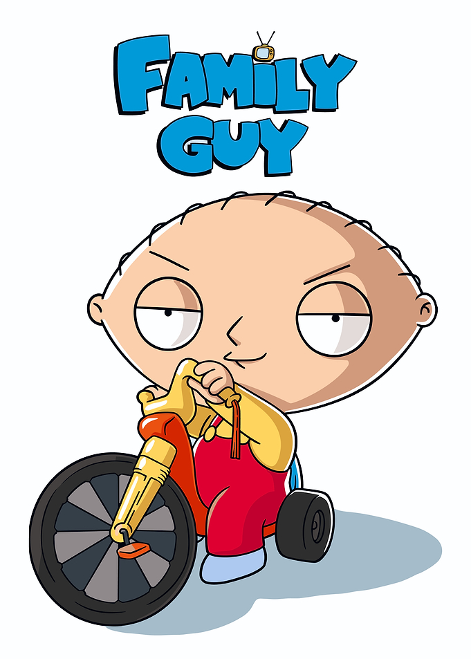 Stewie Griffin on a Tricycle