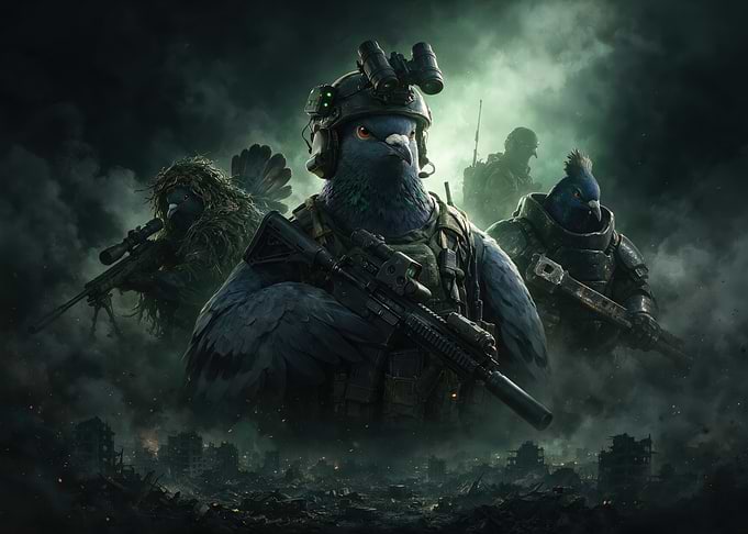 Elite Pigeon Special Forces Squad