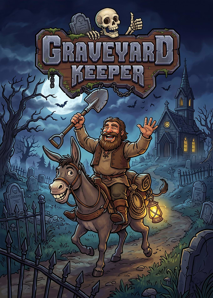 Graveyard Keeper Game Key Art