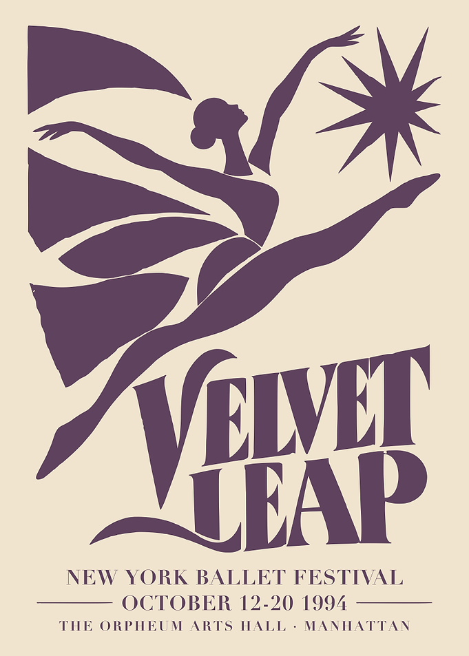 Velvet Leap Ballet Festival Poster