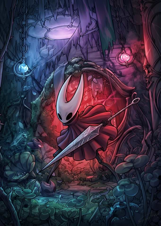 Hornet from Hollow Knight Digital Art