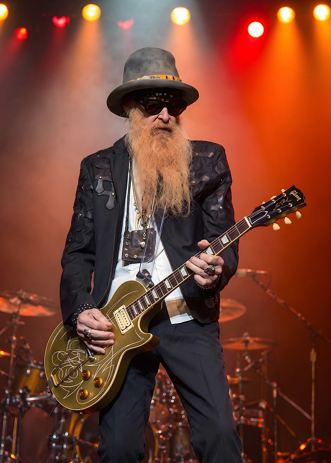 Billy Gibbons Performing Live on Stage