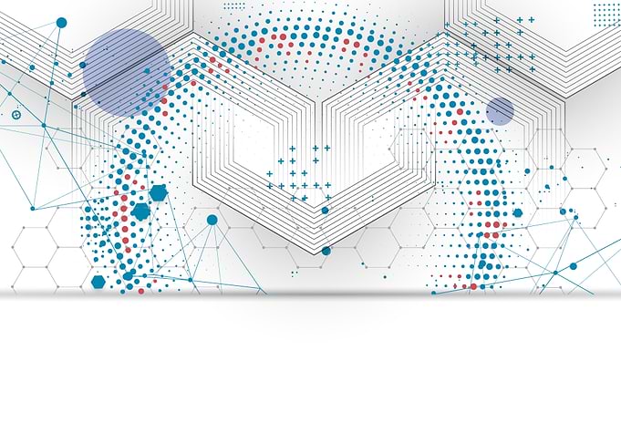 Abstract Geometric Technology Background