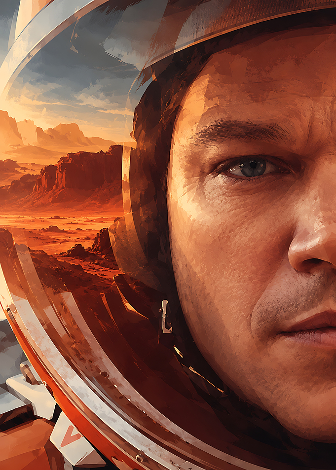 The Martian Astronaut Portrait