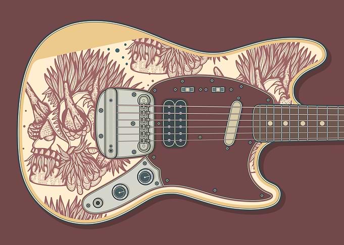 Punk Rock Electric Guitar