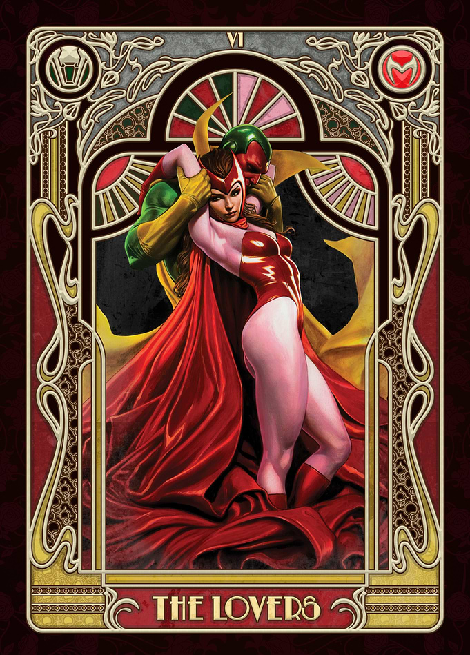 Scarlet Witch & Vision Tarot Card