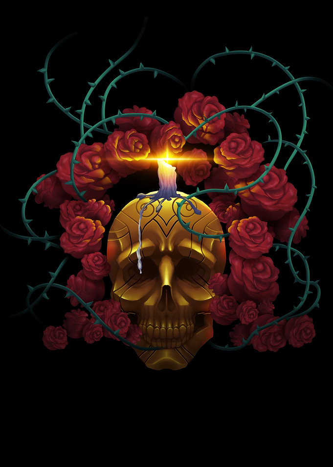 Skull and Roses