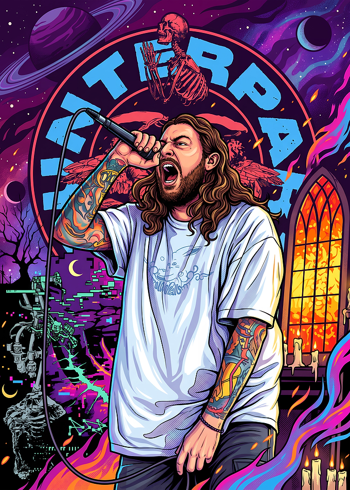 Counterparts Vocalist Concert Poster