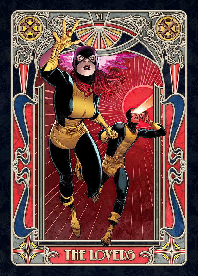 Cyclops & Jean Grey Tarot Card