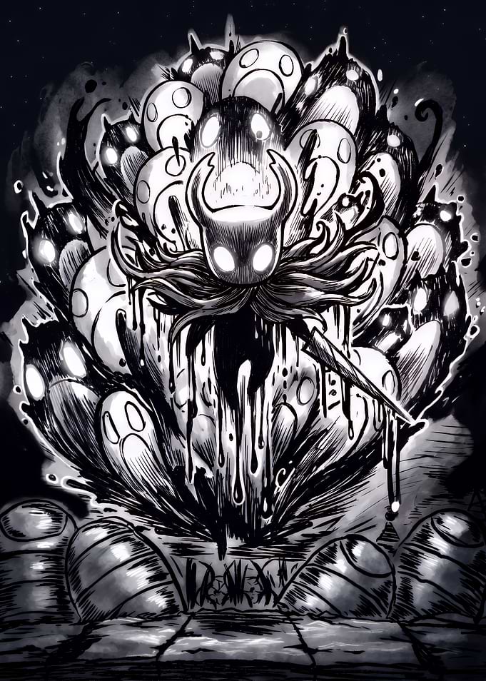 Hollow Knight Void Tendrils Illustration