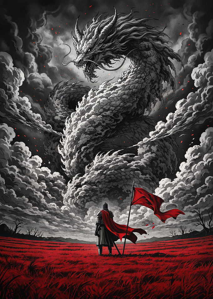 Dragon Knight Fantasy Epic Art