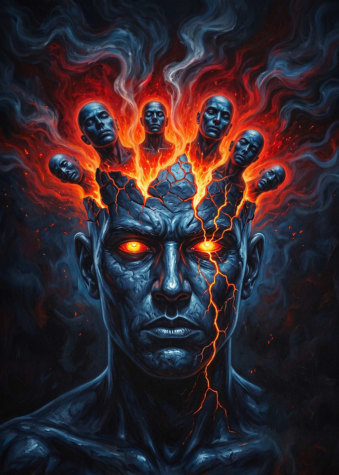 Mind Meltdown Dark Surreal Art