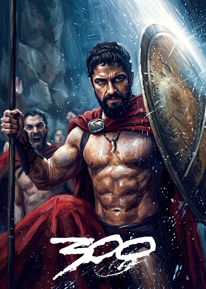 King Leonidas from 300 movie