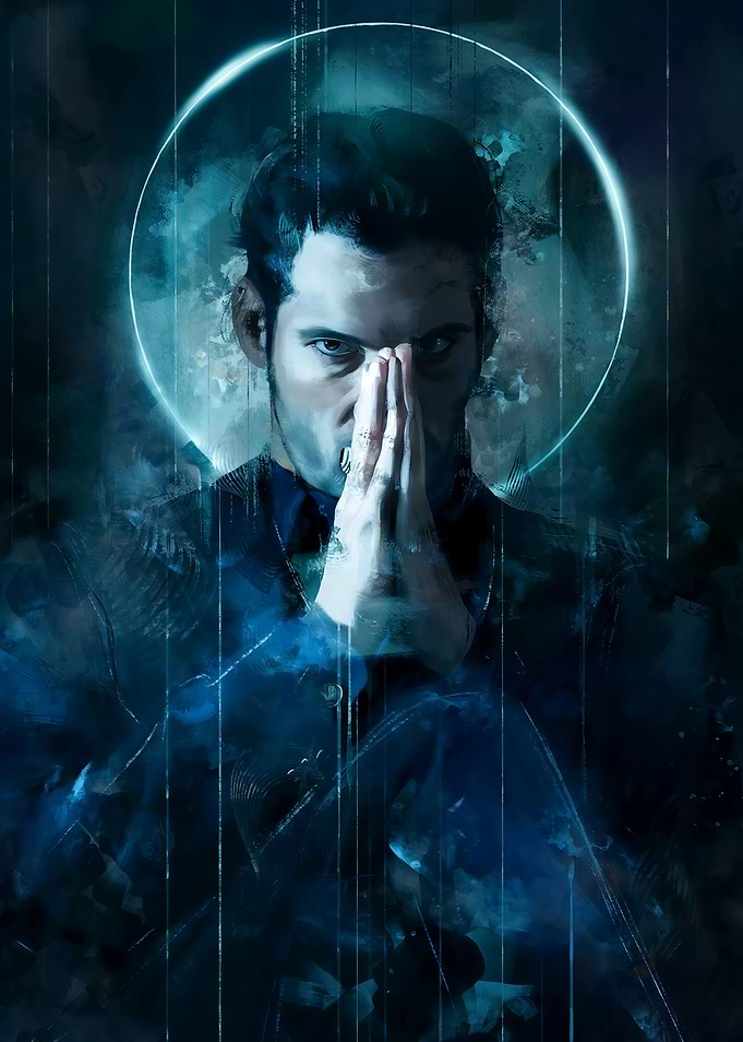 Lucifer Morningstar Digital Portrait