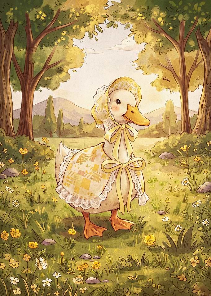 Duck Bonnet Cottagecore Art
