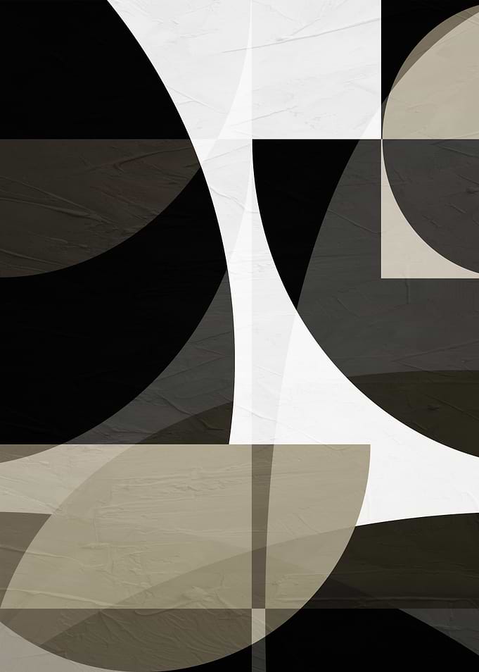 Minimalist Abstract Geometric Composition