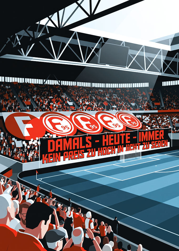 Fortuna Düsseldorf Football Stadium Fan Art