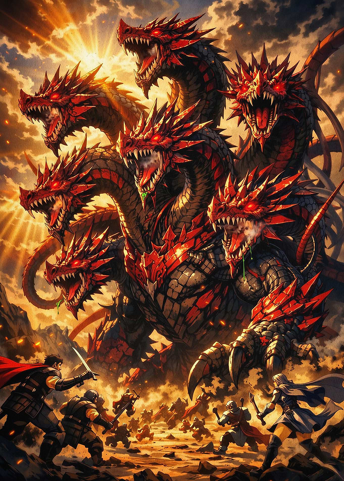Seven Headed Dragon Epic Fantasy Ar