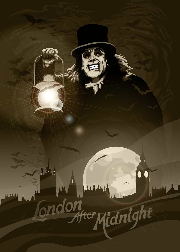 London After Midnight Horror Movie Poster