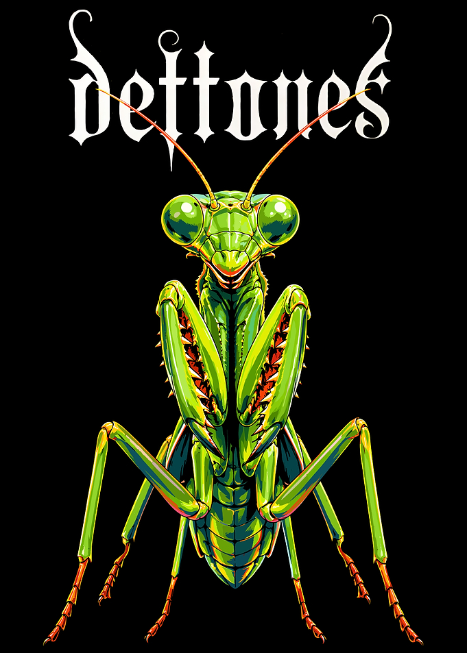Deftones Praying Mantis Graphic