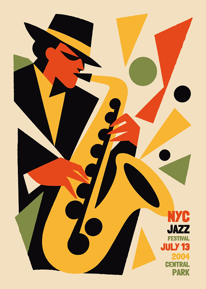 NYC Jazz Festival Vintage Poster