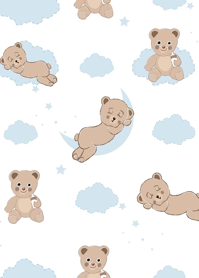 Cute Teddy Bear Baby Pattern