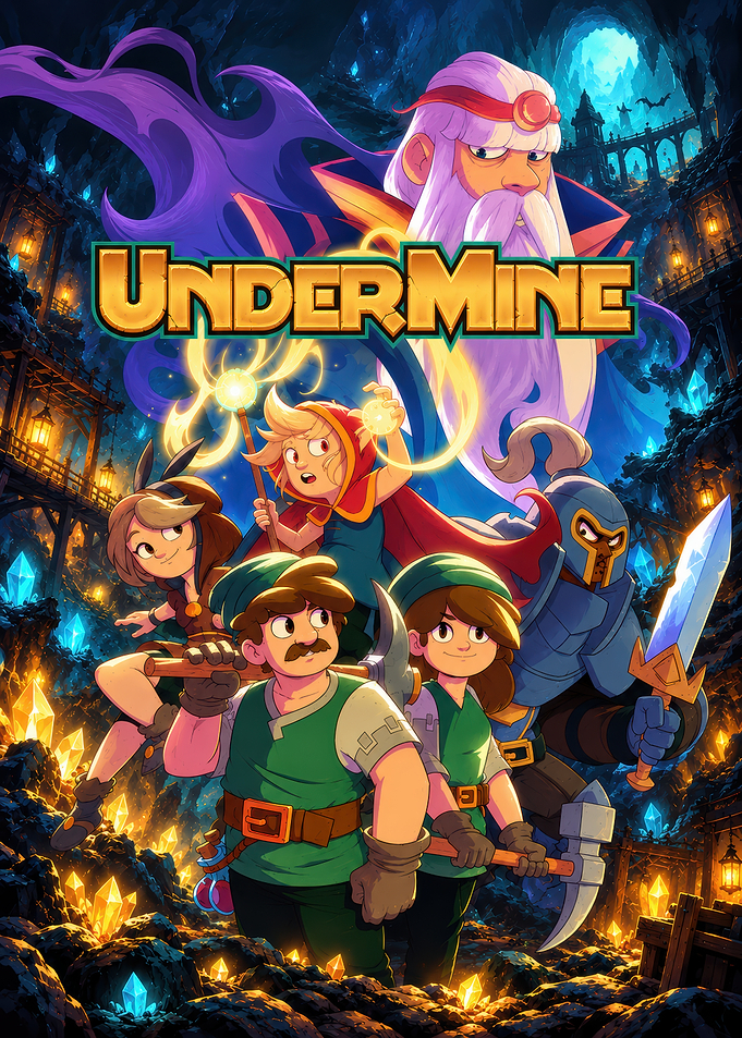UnderMine Video Game Key Art