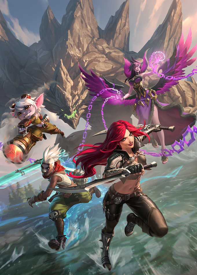 League of Legends - Katarina, Ekko, Tristana & Morgana Charge
