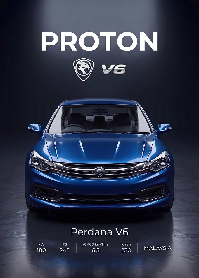Proton Perdana V6 Promotional Poster