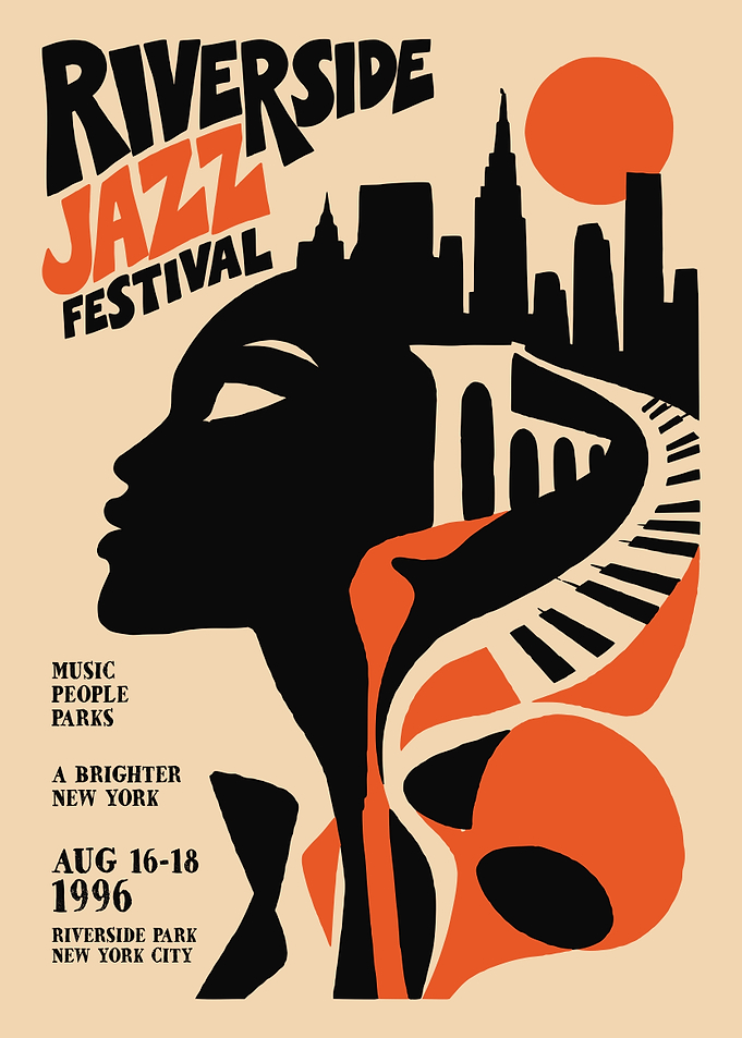 Riverside Jazz Festival 1996 Poster
