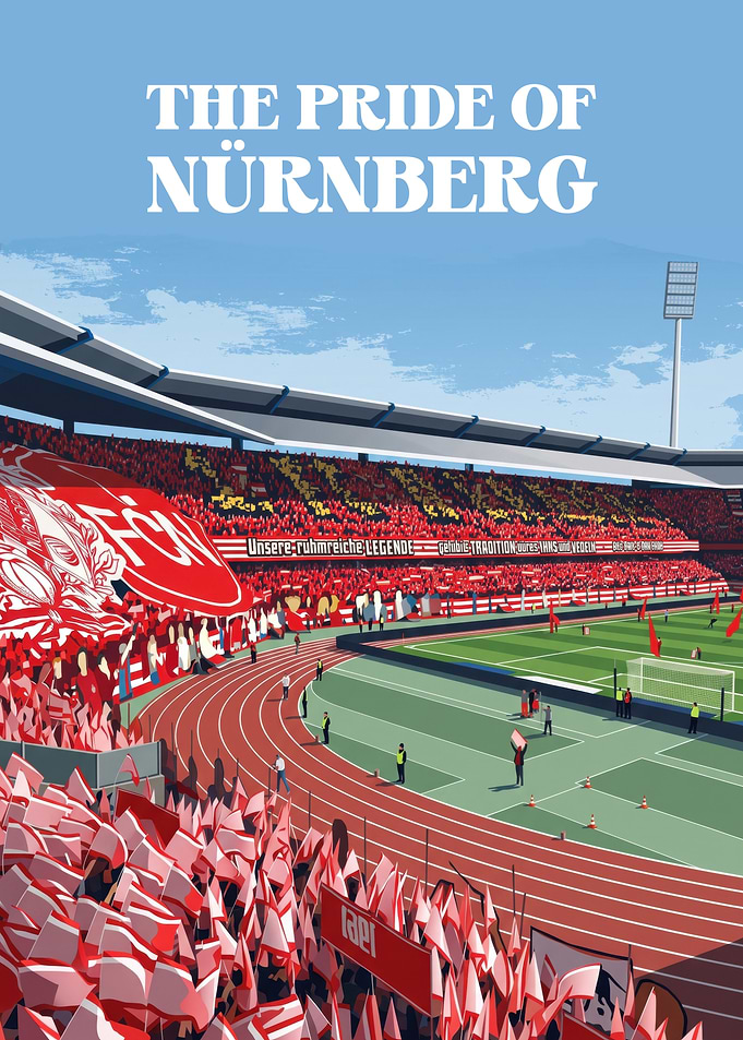 The Pride of Nürnberg Football Poster
