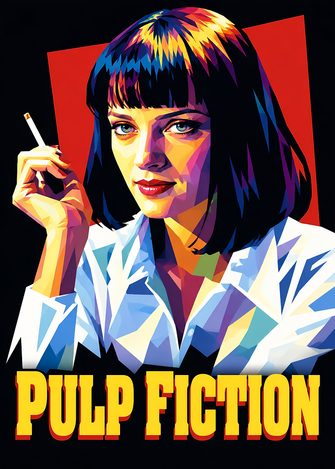 Mia Wallace Pulp Fiction Pop Art