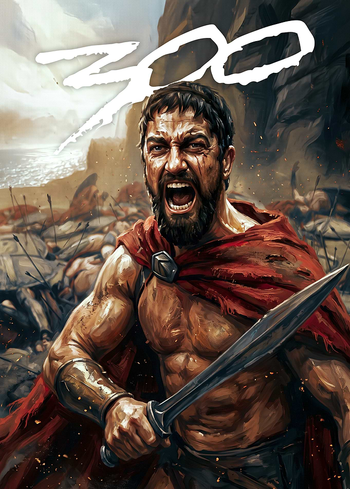 300 Movie King Leonidas Poster