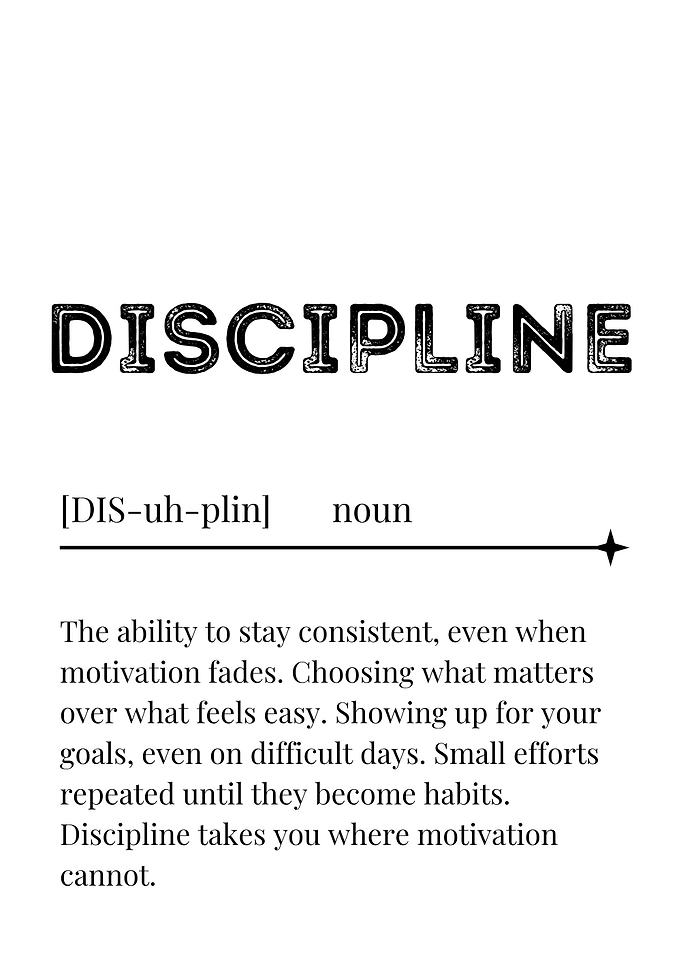 Discipline Definition