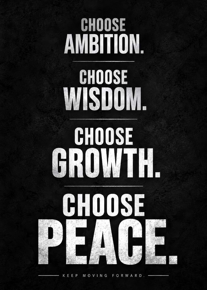 Inspirational Choose Life Style Poster