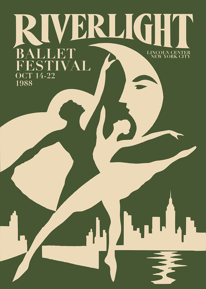 Riverlight Ballet Festival 1988 Poster