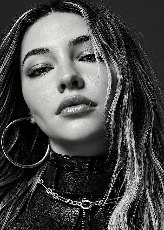 Portrait of a Stylish Young Woman