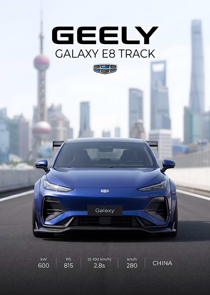 Geely Galaxy E8 Track Edition