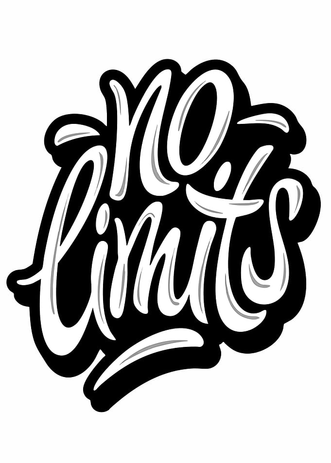 No Limits Typography Design