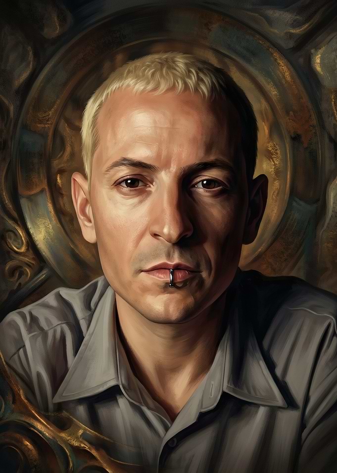 Portrait of Chester Bennington