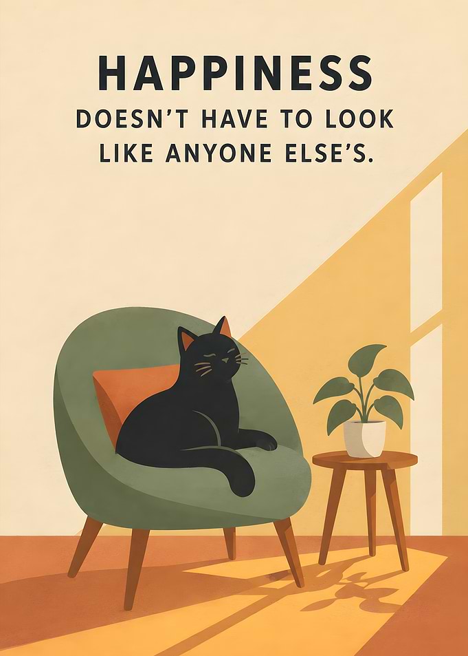 Inspirational Cat Art Print