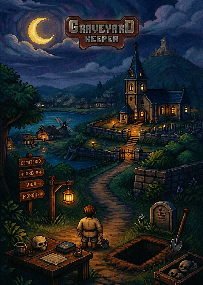 Graveyard Keeper Game Key Art